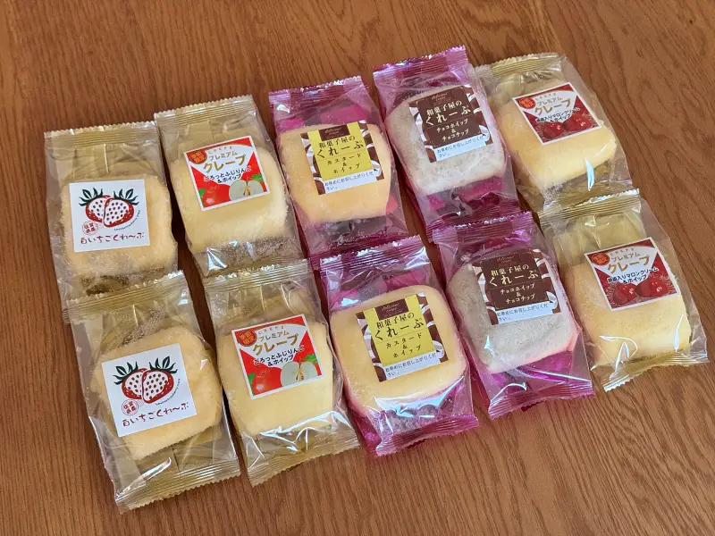 和菓子屋のクレープ