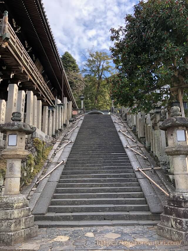 奈良最終10　二月堂階段