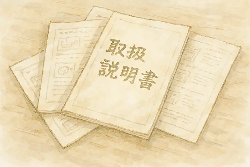 取扱説明書処分W