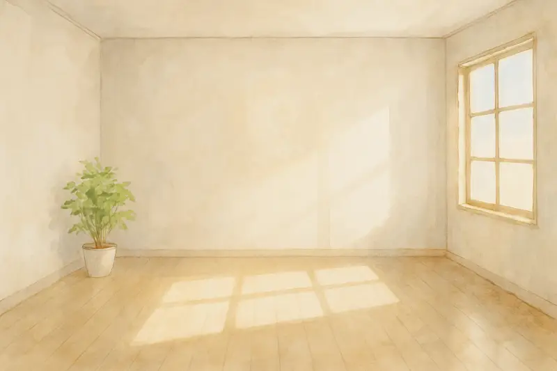 片付け後の部屋W